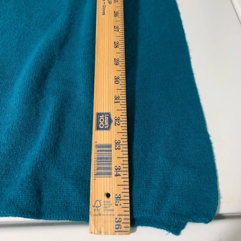 Totes Women's Rectangle Head Scarf‎ Snood  Teal Blue 16.5